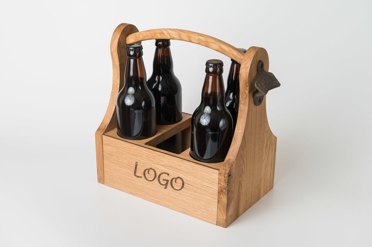Beer box oak wood