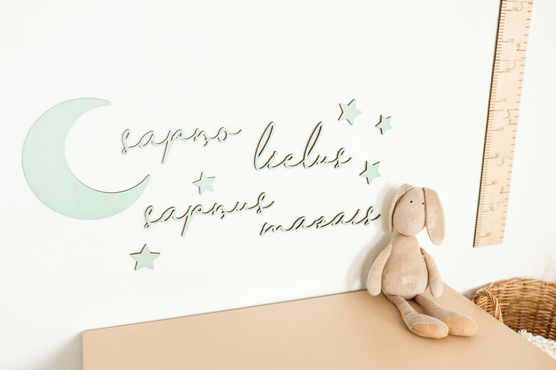 Sienas dekors- sapņo lielus sapņus mazais