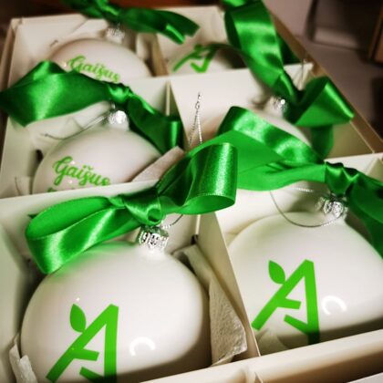 Eglišu mantiņa ar logo